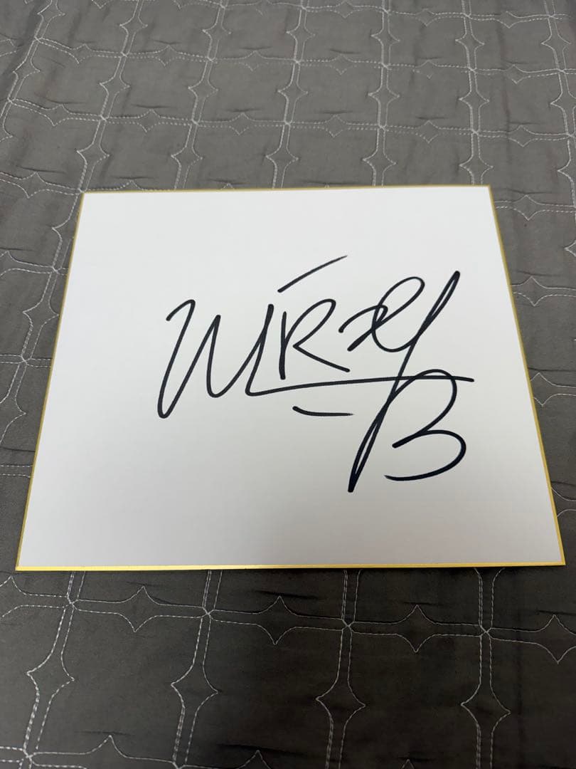 シェイドゥラエフ　直筆サイン色紙　RIZIN RIZIN シェイドゥラエフ 直筆サイン RIZIN師走の超強者祭り 朝倉未来