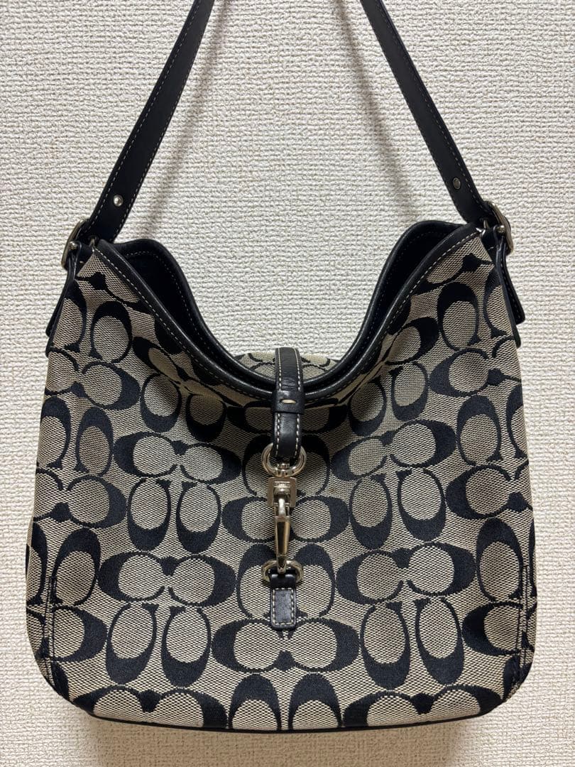 【美品】Coach シグネチャー ワンショルダーバッグ COACH（コーチ） ショルダーバッグ メンズ レディース シグネチャー
