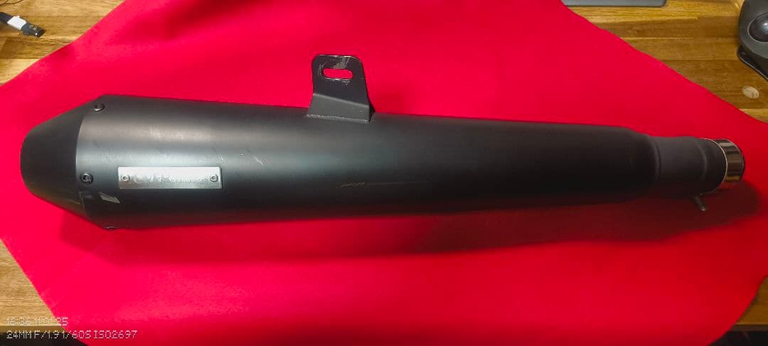 凹み無し！レブル MC49オーバーレーシング SSメガホンマフラー スリップオン SSメガホンマフラー BLK サイレントスリップオン Rebel250(17-22)/S