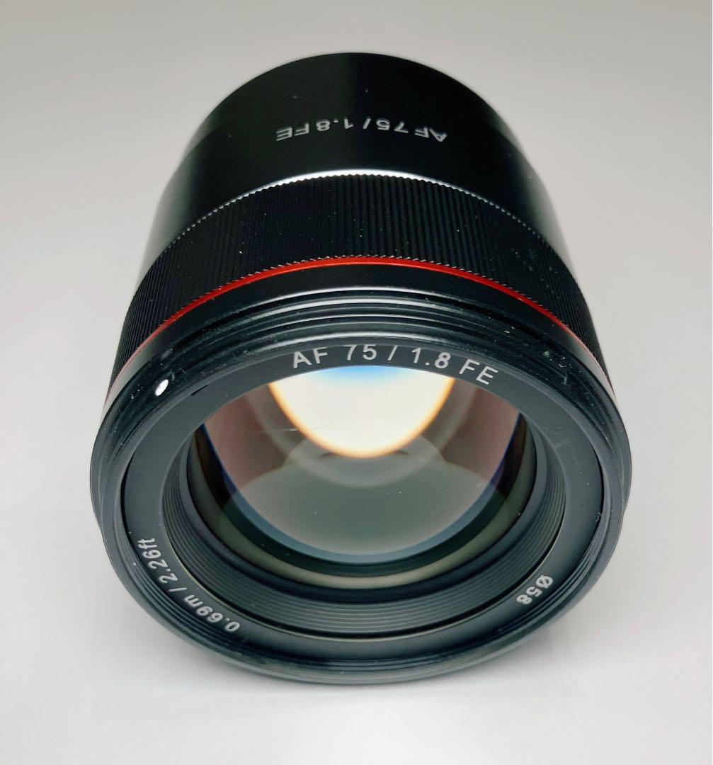 Samyang 75mm 人気 F1.8 AF 美品 SAMYANG AF 75mm F1.8 FE 価格比較 - 価格.com