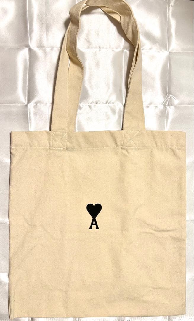 AMIPARIS トートバッグ ベージュ キャンバス アミパリス 非売品 - メルカリ