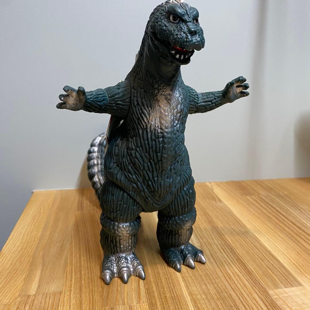 ゴジラ モスラ対ゴジラ モスゴジ 硬質ソフビ BANDAI 1983年 タグ付