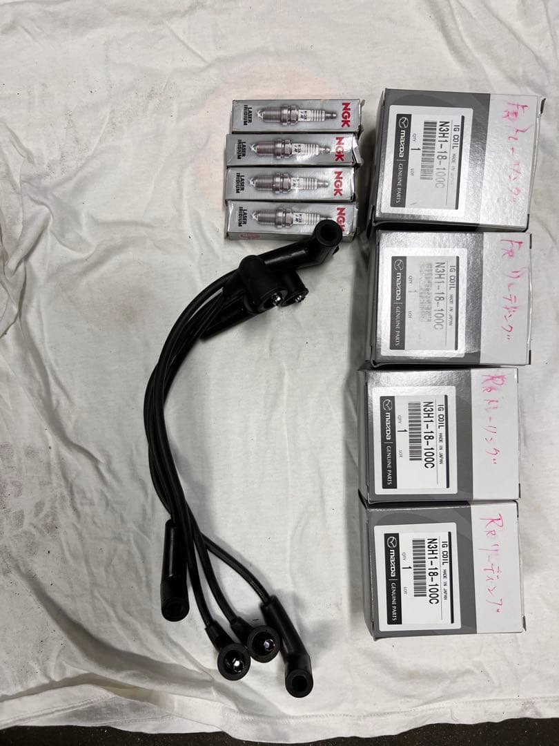 rx8 イグニッションコイル　プラグコード　イリジウムプラグ rx8 イグニッションコイル プラグコード イリジウムプラグ rx8