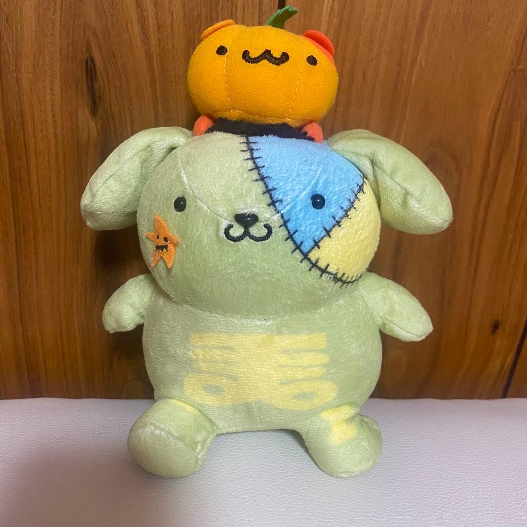 ポムポムプリン ぬいぐるみ マスコット ハロウィン フランケン
