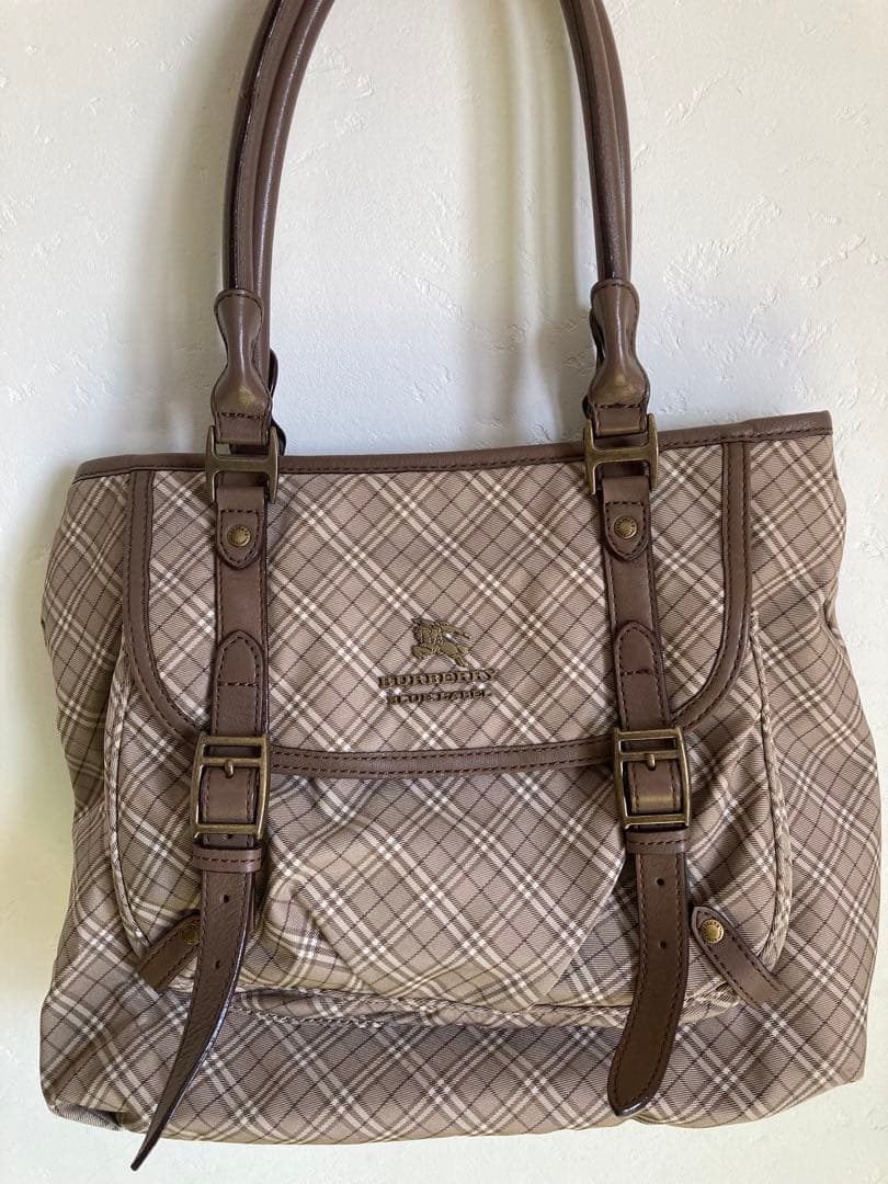 BURBERRY チェック柄トートバッグ BURBERRY（バーバリー） ロンドン トートバッグ メンズ レディース