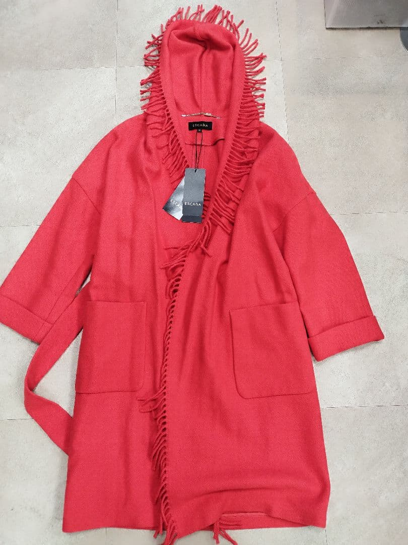 新品未使用タグ付 ESCADA エスカーダ ウールコート フリンジ 32 楽天市場】NEW タグ付き新品未使用品 エスカーダ【ESCADA SPORT