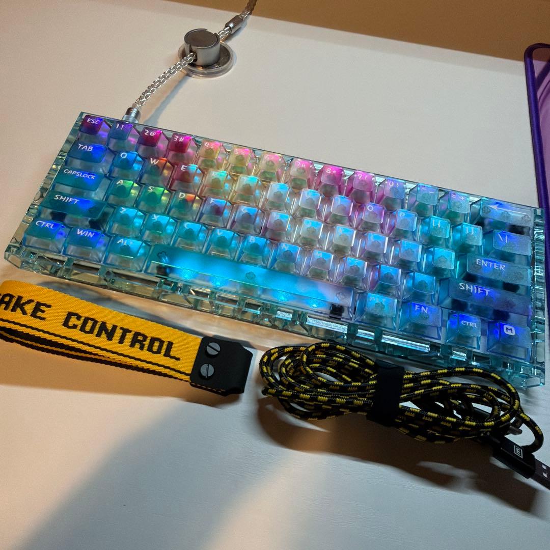 Wooting 60HE+ カスタム キーキャップ ケース WootingをAlumaze 60アルミケースとPCプレートでカスタマイズ - YouTube