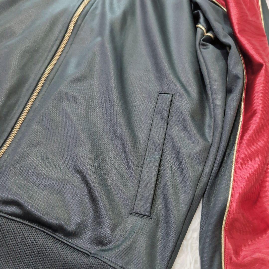 美品】希少魔裟斗モデル チャンピオン ジャージ 上下 刺繍 黒 赤 L