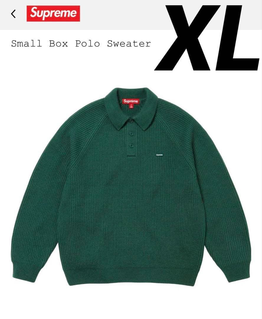 トップス Supreme Small Box Polo Sweater Green Supreme Small Box Polo Sweater (FW25) - $158