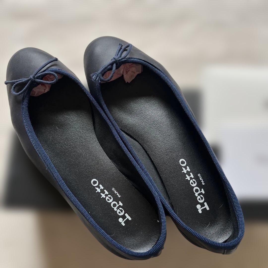 repetto ネイビー バレエシューズ Repetto レペット repetto CAMILLE （ネイビーエナメル