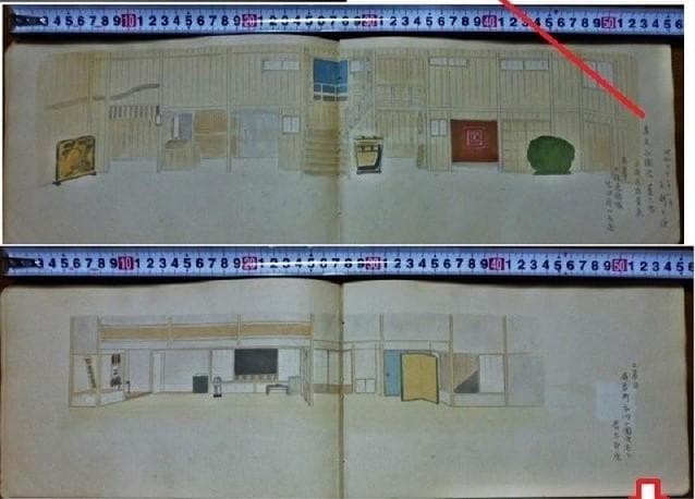 戦前 小貫春陽 道具帳 戦前 舞台装置 大道具 歌舞伎背景画家 - メルカリ