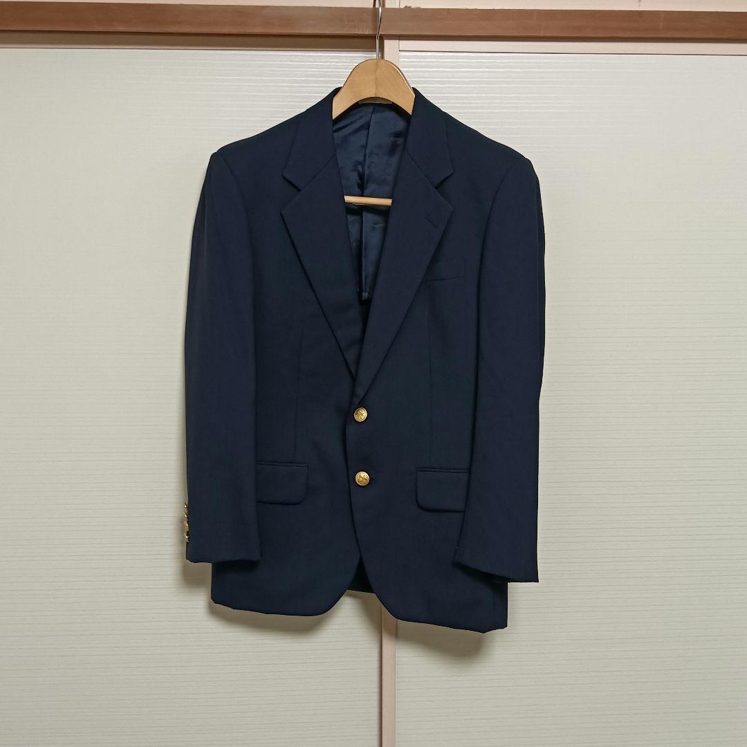 背抜き 春夏 A4 【美品】Jefferson ネイビー ブレザー 金ボタン - メルカリ