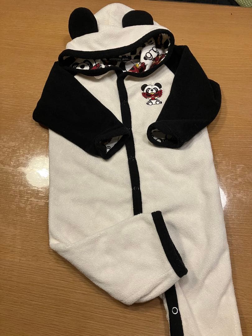 HYSTERIC MINI パンダ カバーオール 防寒着 正規品 HYSTERIC MINI PANDA MINI RV マイクロフリースカバーオール - koguma