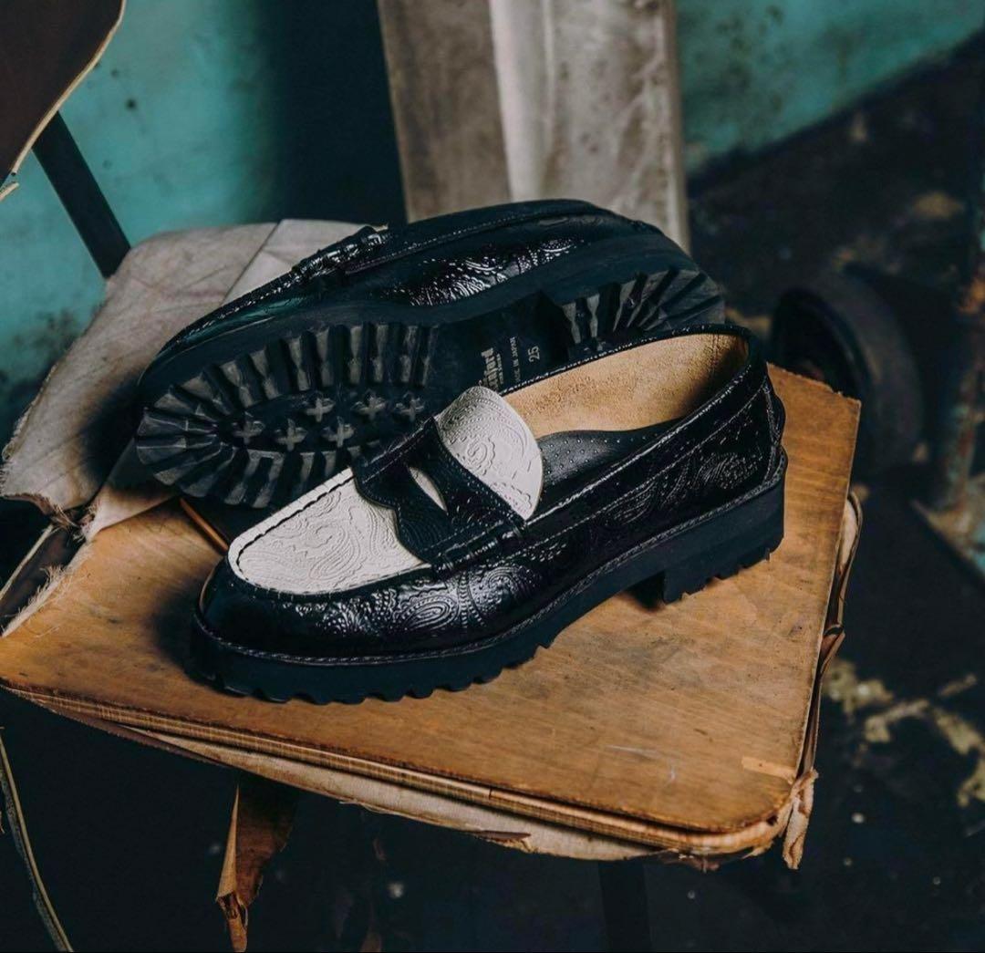 c*s様 即完　ケンフォードペイズリータンクローファー 24.5cm 箱付き