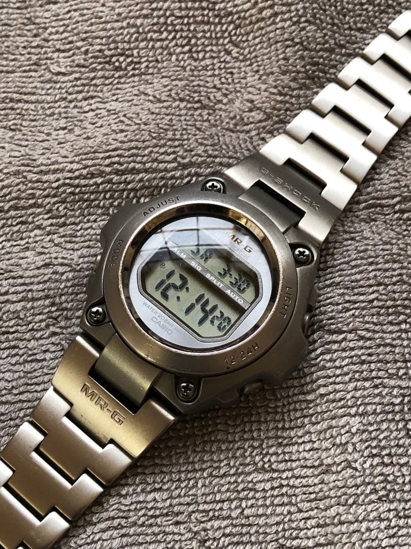 ビンテージ】カシオMRG-100TZチタン初代フルメタルGショックジャズ