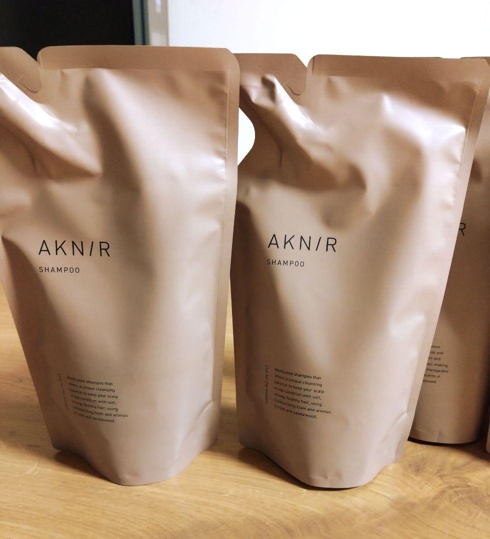 新品未使用】アクニー AKNIR シャンプー＆トリートメント 詰替 4個