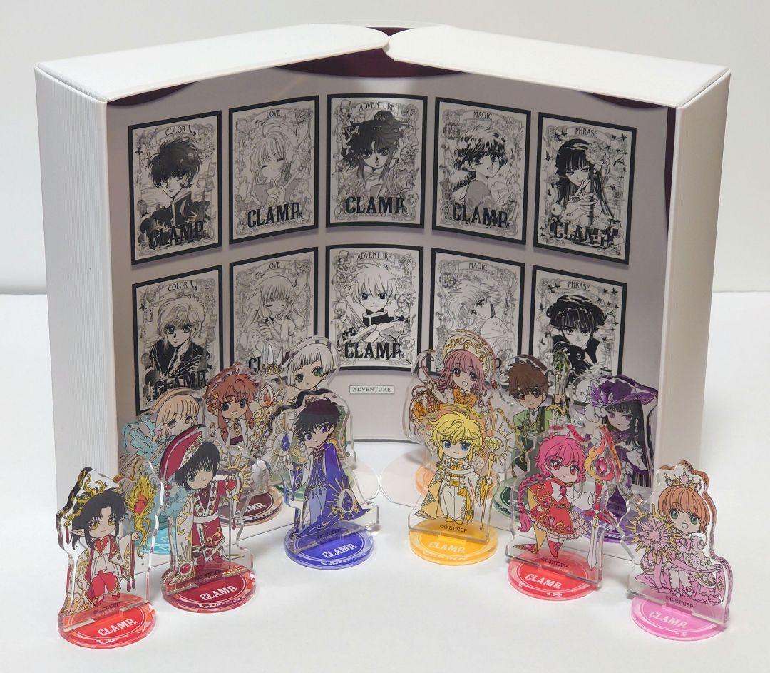 ミニアクリルスタンドコレクション全種 + パスタスナック CLAMP展