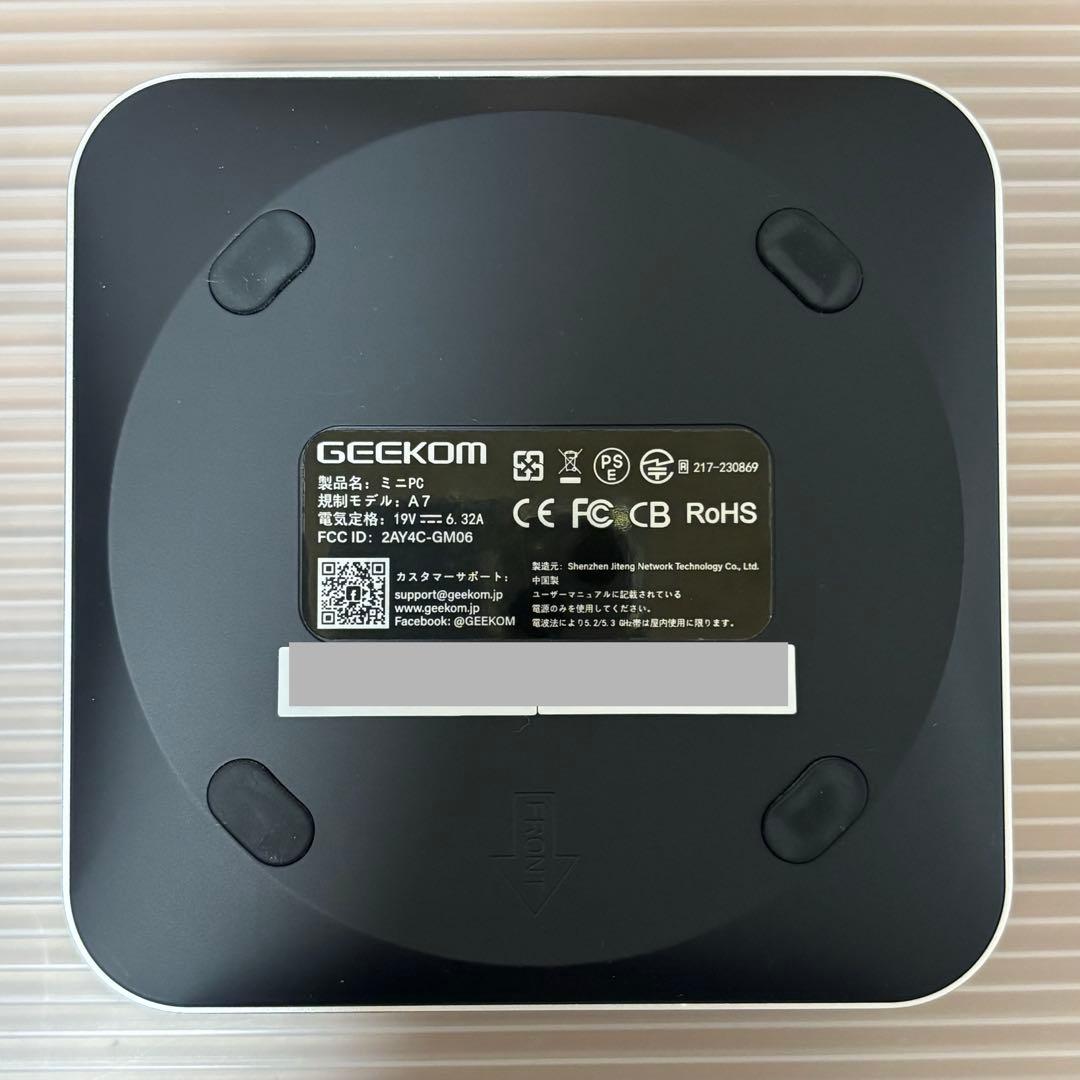 大容量高性能2TBSSD+32GBRAM】GEEKOM A7【美品・オマケ付】 - メルカリ