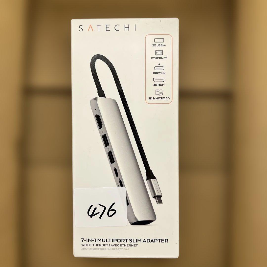 476 未開封SATECHI 7-in-1 Slim Plus USB-C Amazon.co.jp: SATECHI USB-C Hub 7-in-1 Slim Plus Multiport Adapter