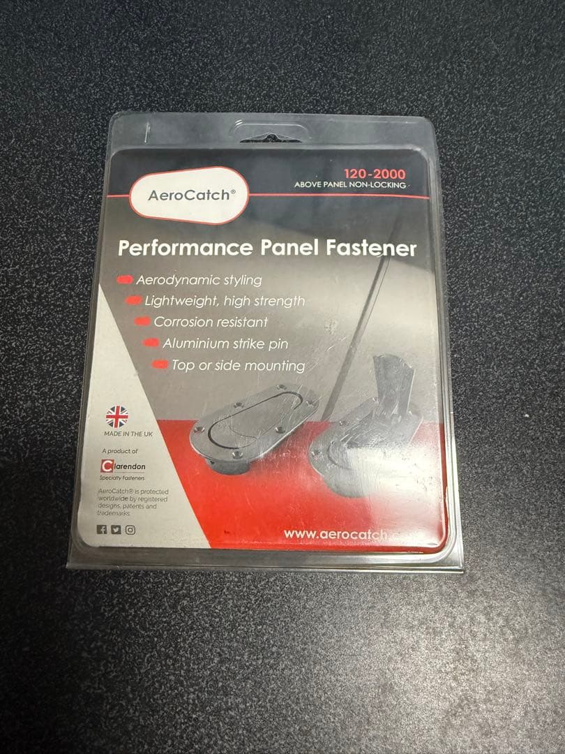 AeroCatch エアロキャッチ 汎用 エアロキャッチ 鍵有り 黒 | Autostyle