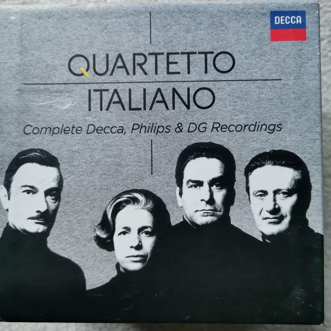 イタリア四重奏団　デッカ、フィリップス＆ＤＧ録音全集（３７ＣＤ） 中古:盤質A 】 イタリア四重奏団／デッカ、フィリップス＆DG録音全集