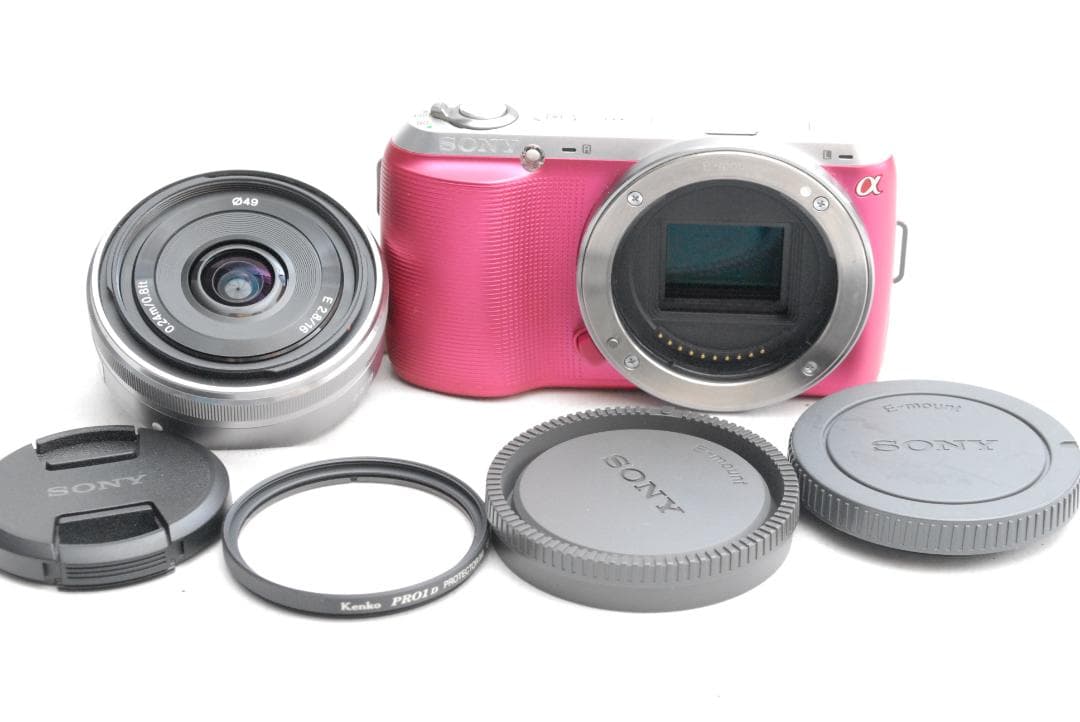 SONY α NEX-C3/E 2.8/16mm (良品） Amazon | SONY ミラーレス一眼 α NEX-C3 ダブルレンズキット E 16mm F2