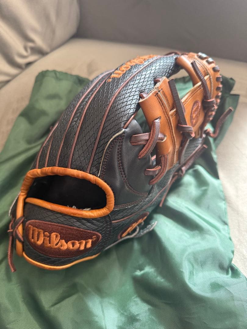 Wilson 軟式グローブ 黒/茶　DUAL RHK86H wil24fw 即日出荷 限定 ウイルソン 野球用 軟式 グラブ 内野手用 デュアル 86型