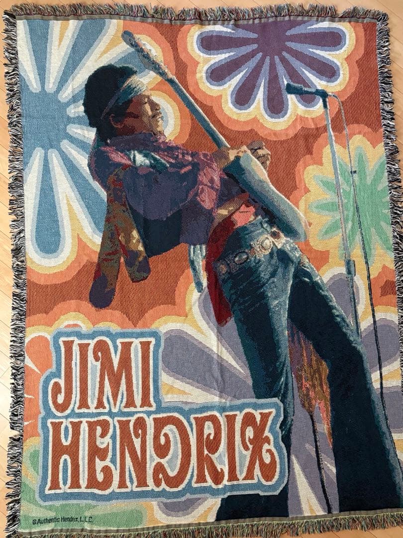 【希少】ジミ・ヘンドリックス フリンジ付きラグマット　JIMI HENDRIX ジミ・ヘンドリックス特集上映、好評につき追加劇場決定！ | 株式会社