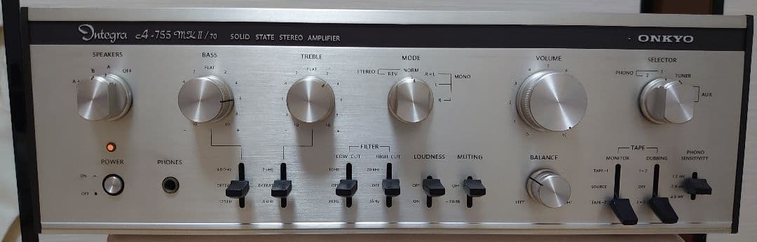 ONKYO Integra A-755 プリメインアンプ onkyo プリメインアンプ Integra A-755 動作品 いい音です - メルカリ