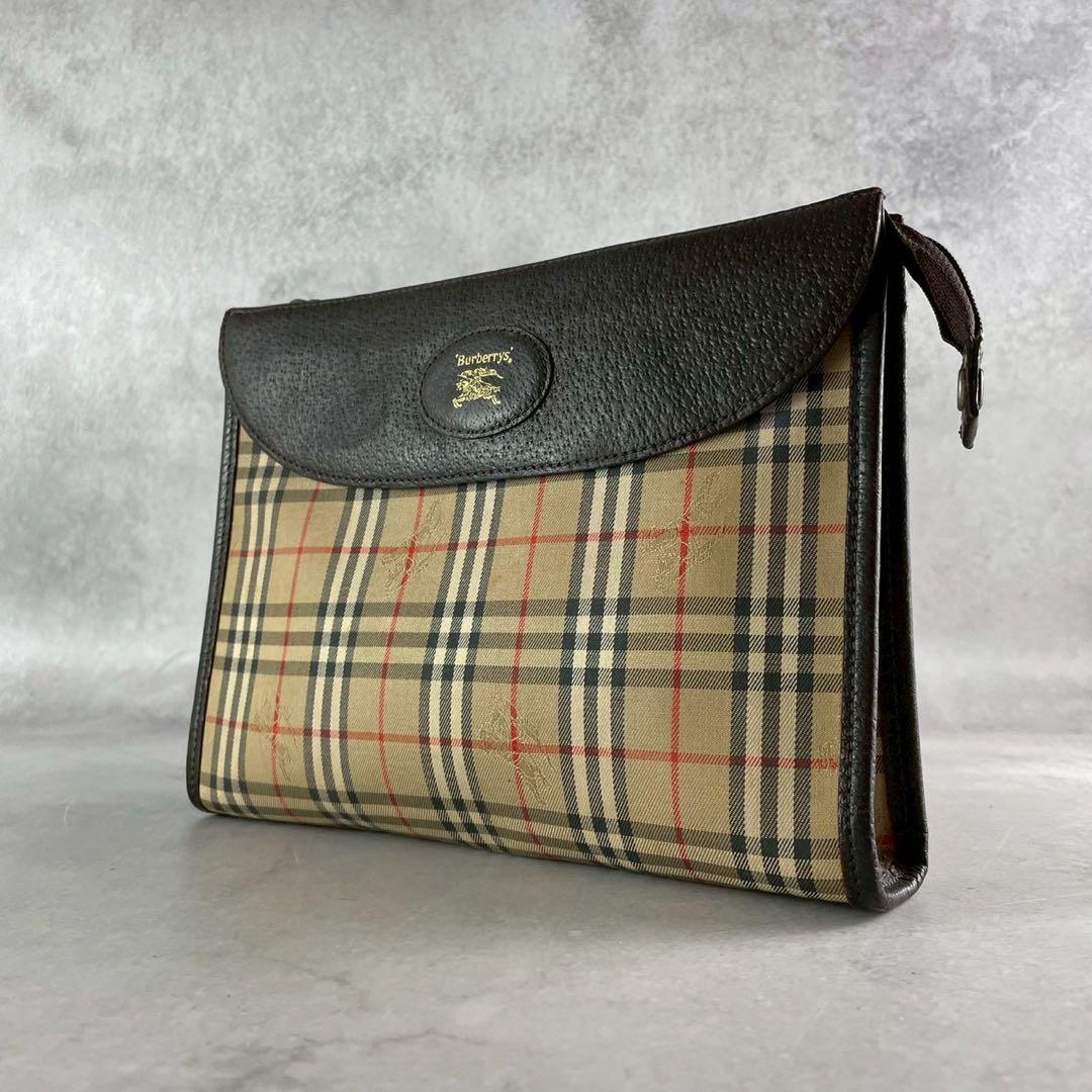 ✨美品✨バーバリーズ セカンドバッグ クラッチバッグ ノバチェック