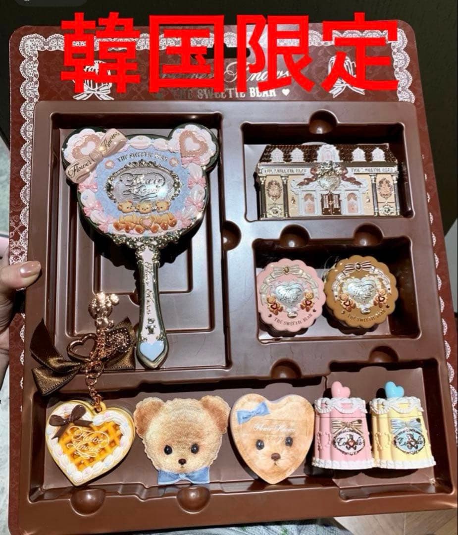 フラワーノーズ　スウィーティーベアコレクション　韓国限定セット FlowerKnows(フラワーノーズ)スウィーティーベアコレクション6色アイ