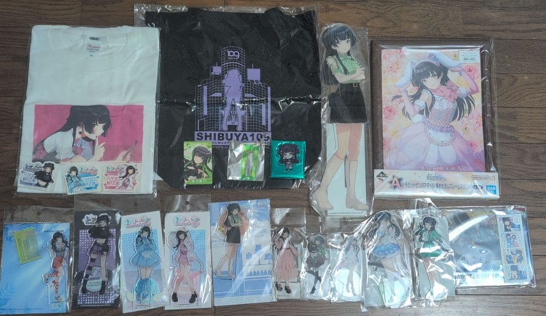 アイドルマスターシャイニーカラーズ　黛冬優子　グッズ　まとめ アイドルマスター シャイニーカラーズ 公式φ75mmグリッター缶バッジ