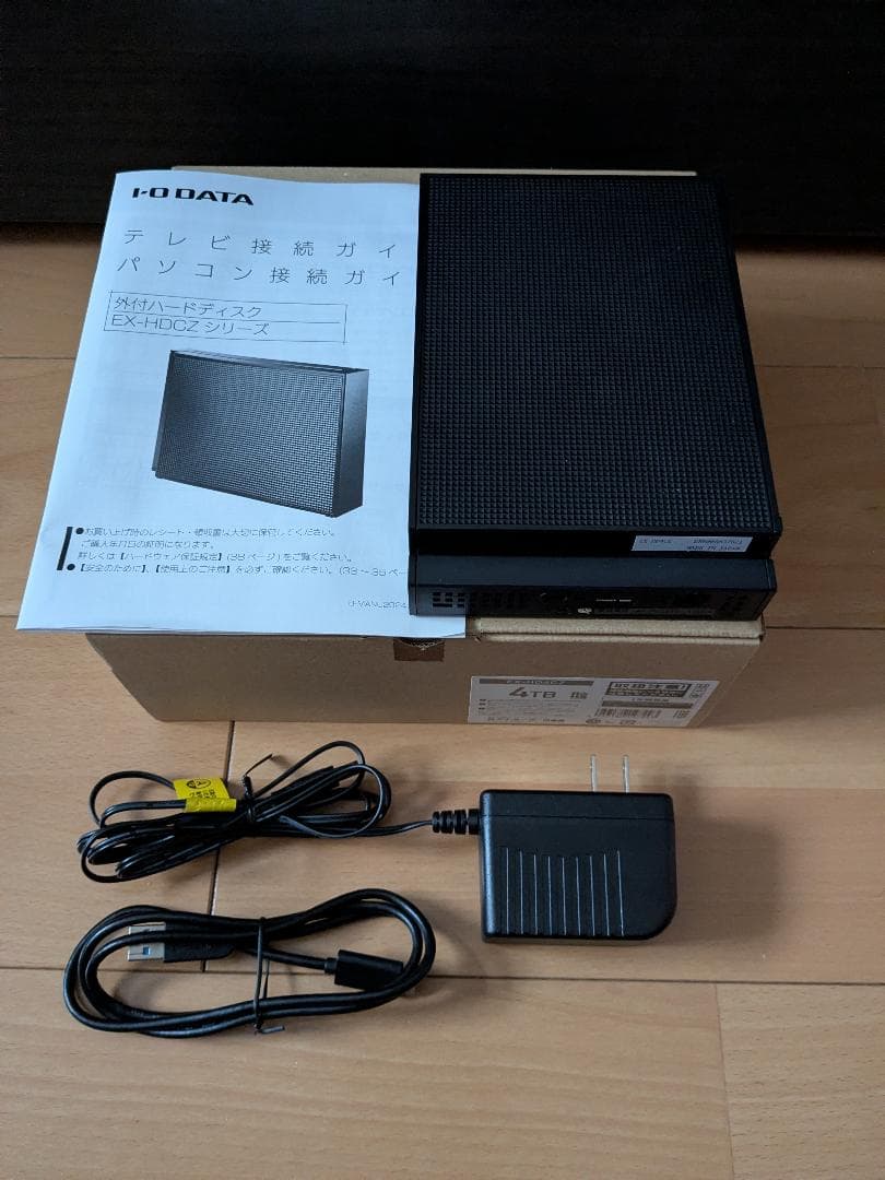 I-O DATA 4TB 外付けHDD EX-HD4CZ - メルカリ