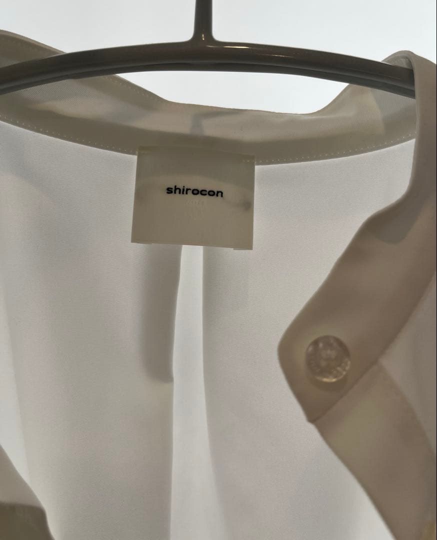 美品 yori 【shirocon】ホイップカラーブラウス 36 - メルカリ