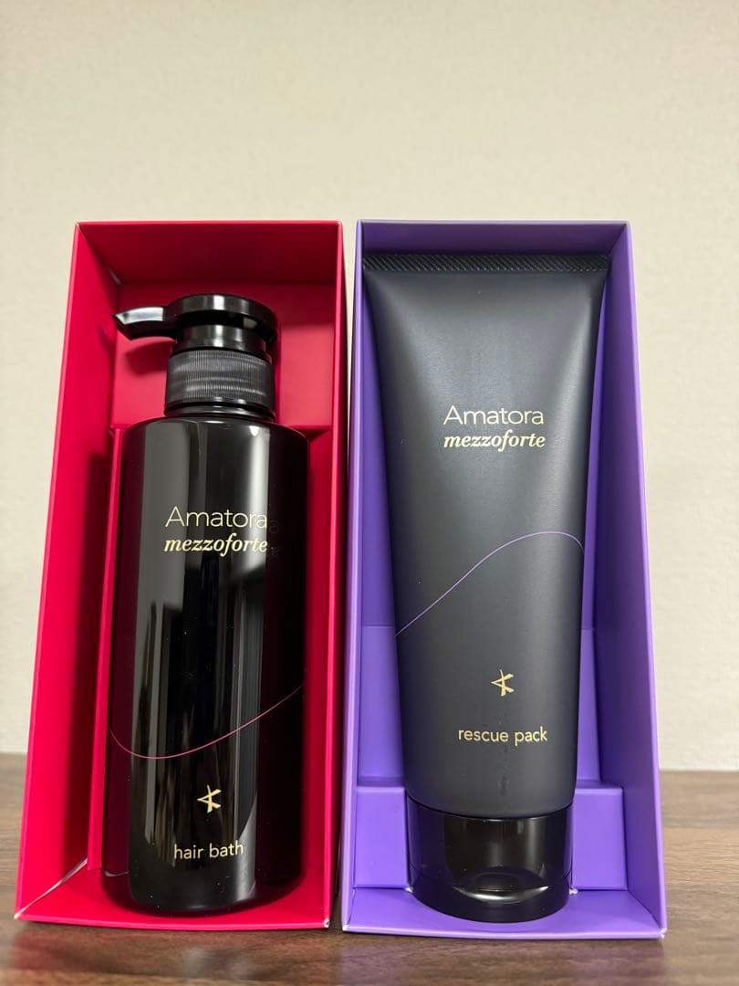 アマトラ　メゾフォルテヘアバス335mlレスキューパック225g アマトラ メゾフォルテ新 ヘアバス335ml &レスキューパック225g