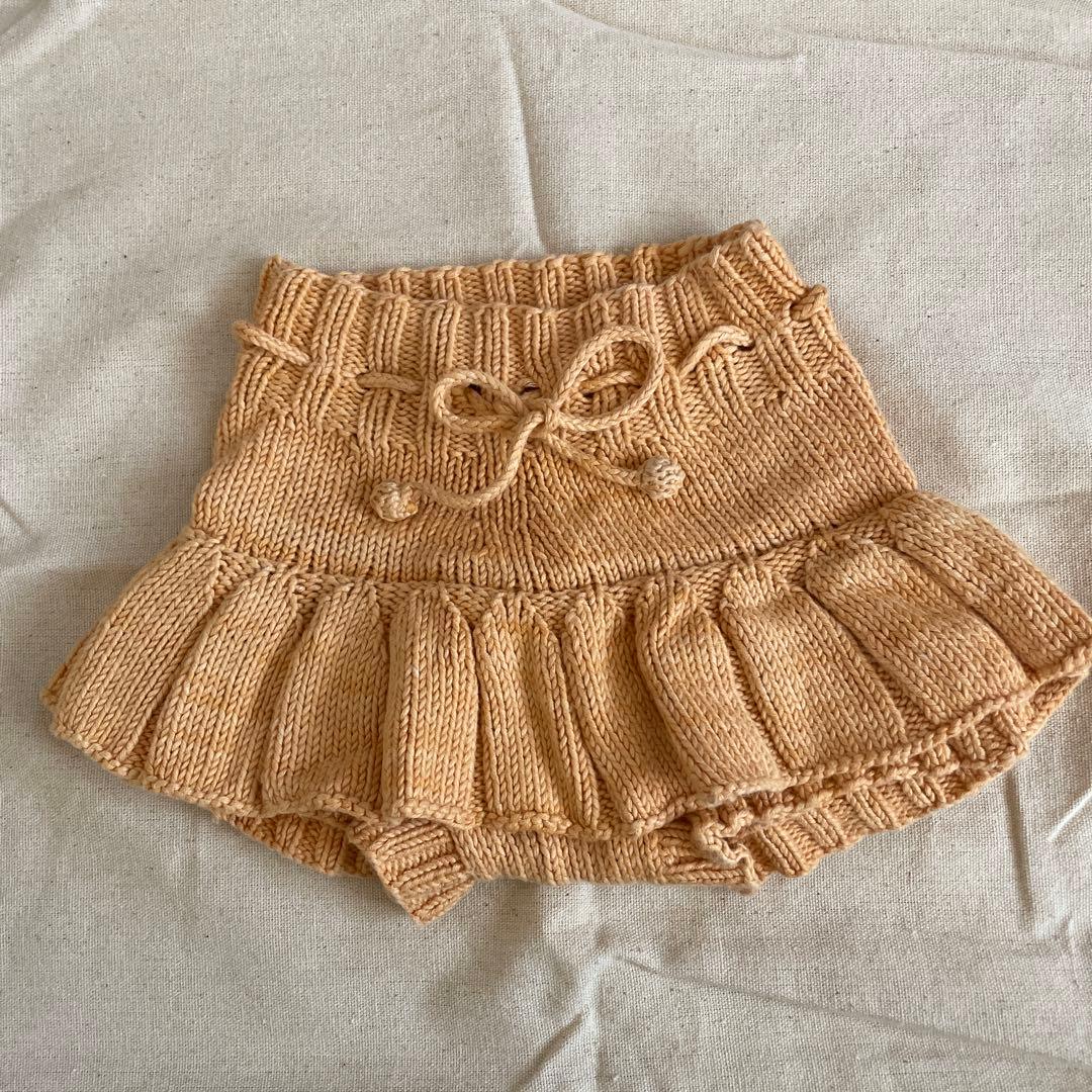 Misha&Puff オレンジ スケポン12-18m POUPONS / Misha＆Puff(ミーシャアンドパフ）