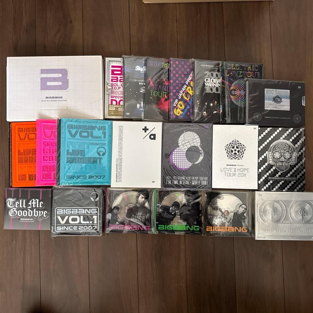 BIGBANG DVD,CDまとめ売り21点 BIGBANG CD DVD まとめ売り ㉓ BIGBANG CD DVD まとめ売り ➈の通販は