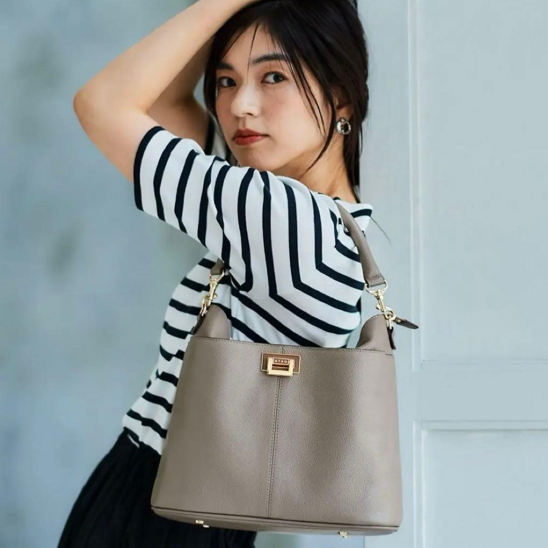 【美品】ATAO アタオ ニューウィークエンド バッグ トープ 牛革 レザー ATAO（アタオ） ATAO公式 ウィークエンド 撥水 イタリアンレザー 2way