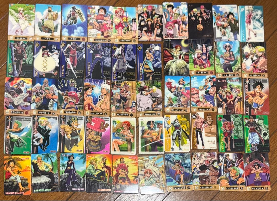 d*3様 ワンピース 海賊王グミ カード 298枚 レア多数 - メルカリ