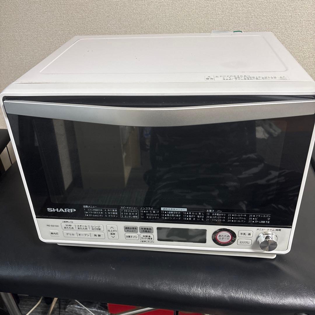 【ジャンク】　SHARP オーブンレンジ RE-SS10X ホワイト 4550556174459-04.jpg