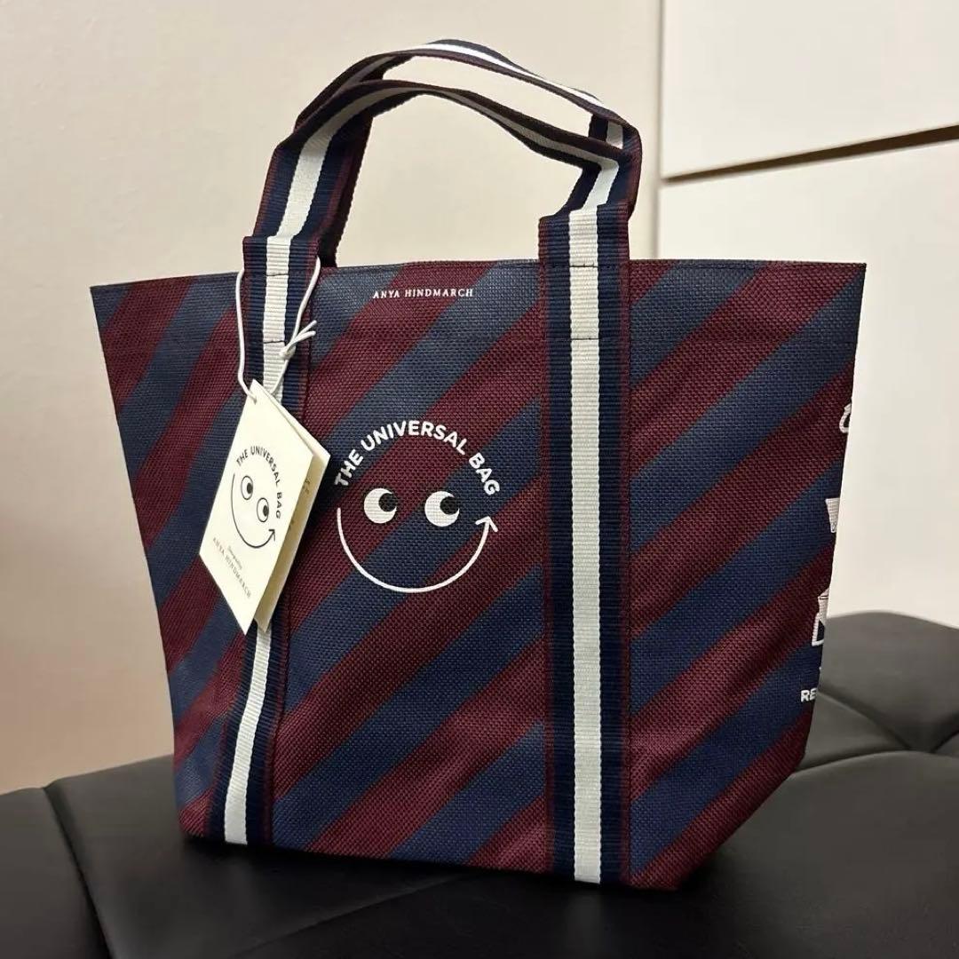 ◉ロンドン本店限定◉【新品・未使用タグ付】小サイズ　ユニバーサルバッグエコバッグ ロンドン本店限定 アニヤハインドマーチ ユニバーサルバッグ エコ