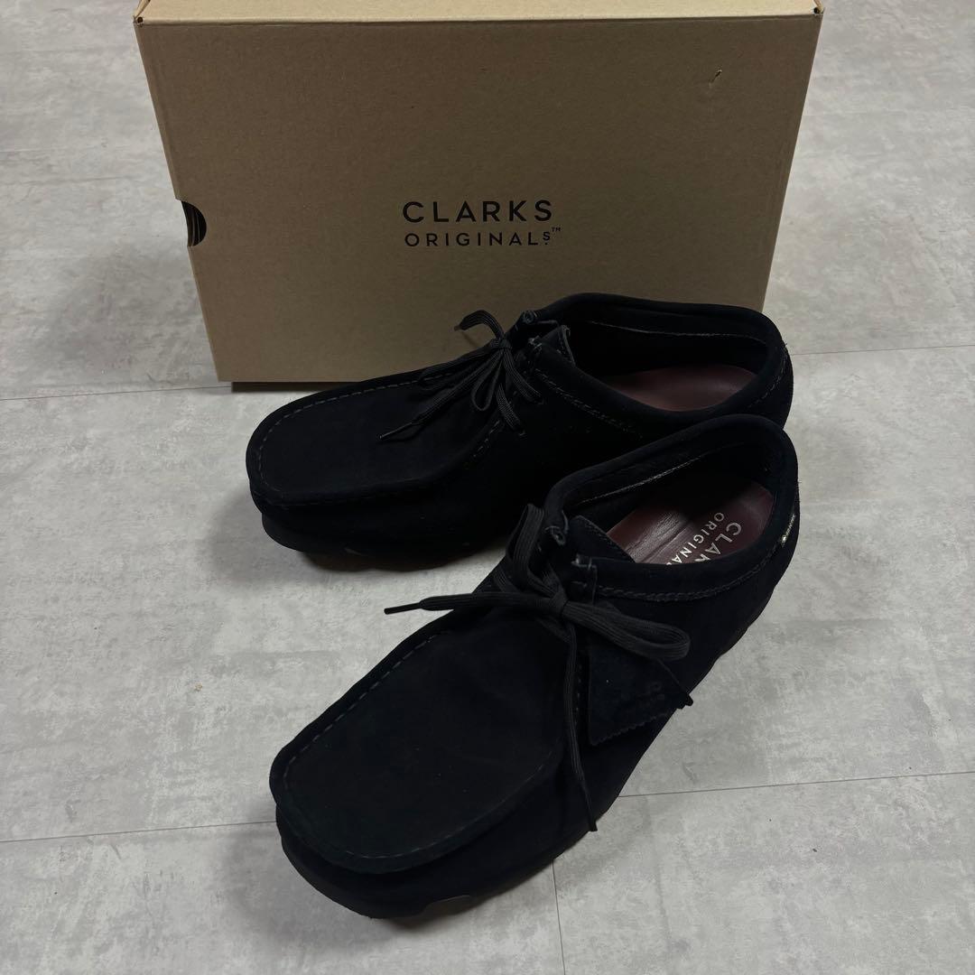 Clarks クラークス WallabeeGTX GORE-TEX UK9.5 Clarks Originals Wallabee Gore-Tex - Black 26179251-BK