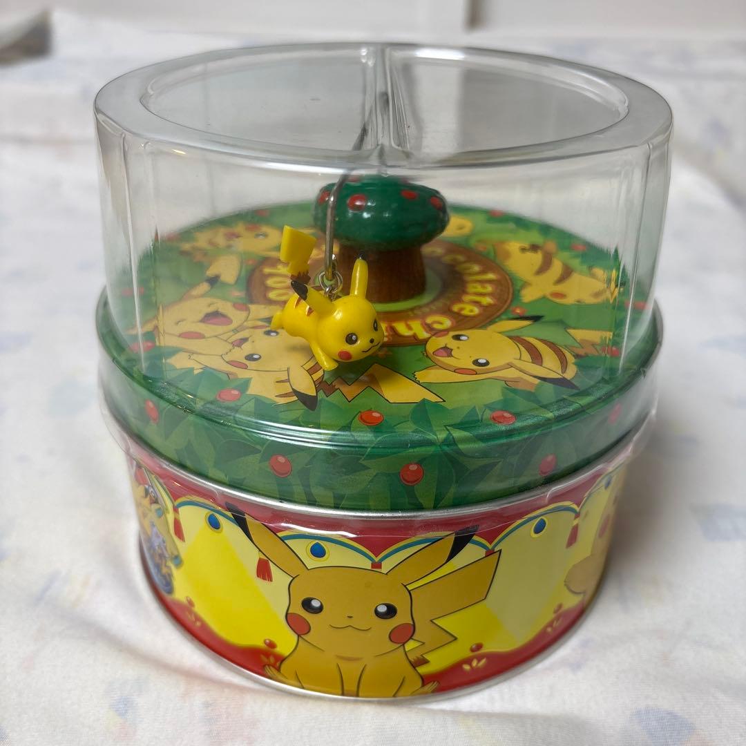 レア】ポケパーク限定 ピカチュウ缶 お菓子空き缶 愛・地球博 ポケモン