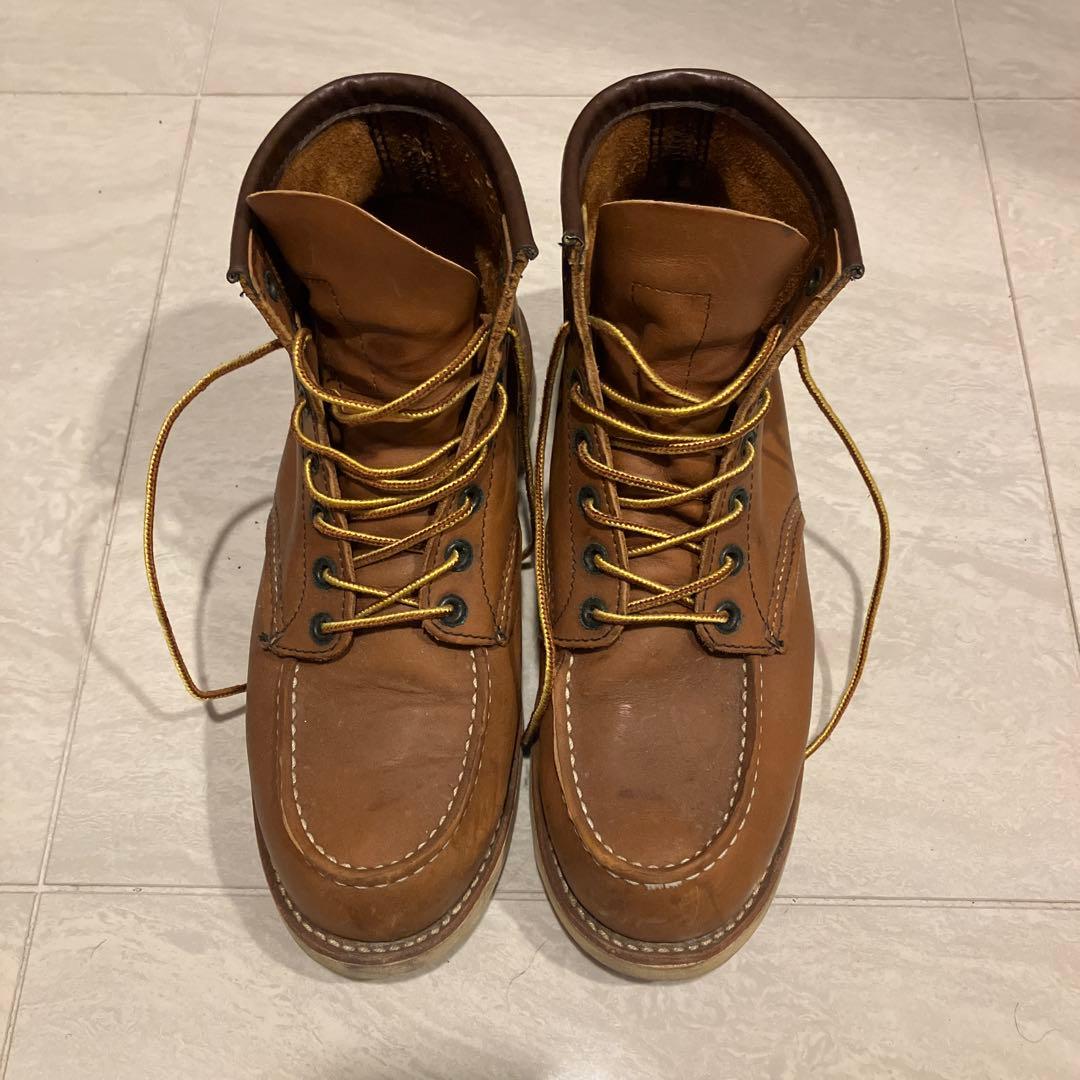 RED WING ブラウンハイカットレザーブーツ　レザーコンディショナー付 中古・古着通販】RED WING (レッドウィング) レザーブーツ ブラウン