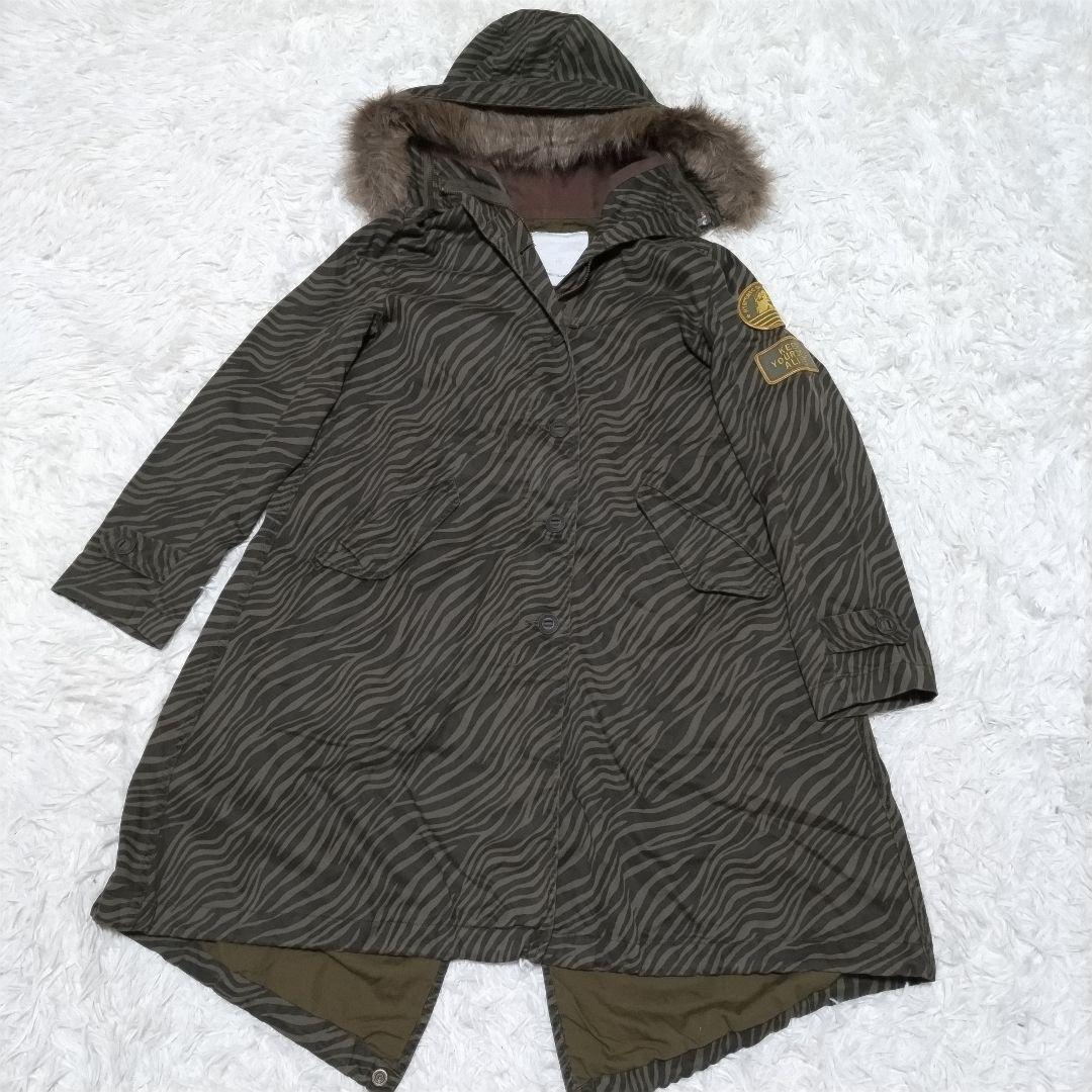 ヒステリックグラマー　モッズコート　フィッシュテール　タイガーカモ　ヒスガール ヒステリックグラマー モッズコート フィッシュテール タイガーカモ