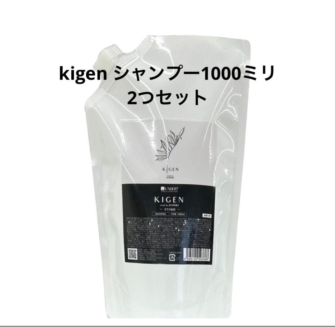 KIGEN シャンプー 1000ミリ　2つセット　詰め替え用 楽天市場】☆詰め替え2個セット☆ ZIGEN オールインワン メンズ