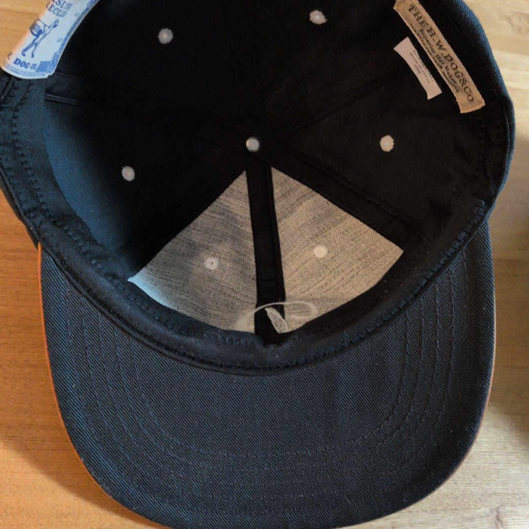 帽子 THE H.W.DOG&CO 2 TONE LEATHER COTTON CAP