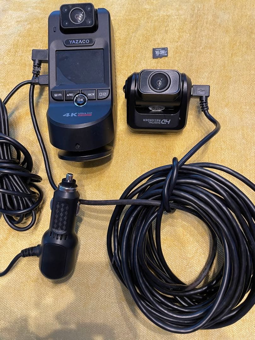 YAZACO 4K ドライブレコーダー Amazon.co.jp: YAZACO ドライブレコーダー 前後カメラ 4K 2560P