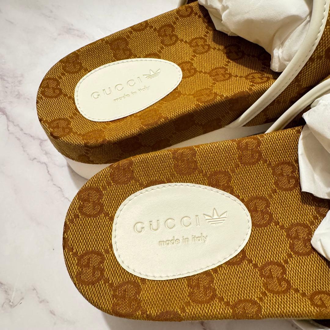 レア商品！◇GUCCI◇グッチ アディダス 厚底サンダル 25cm - メルカリ