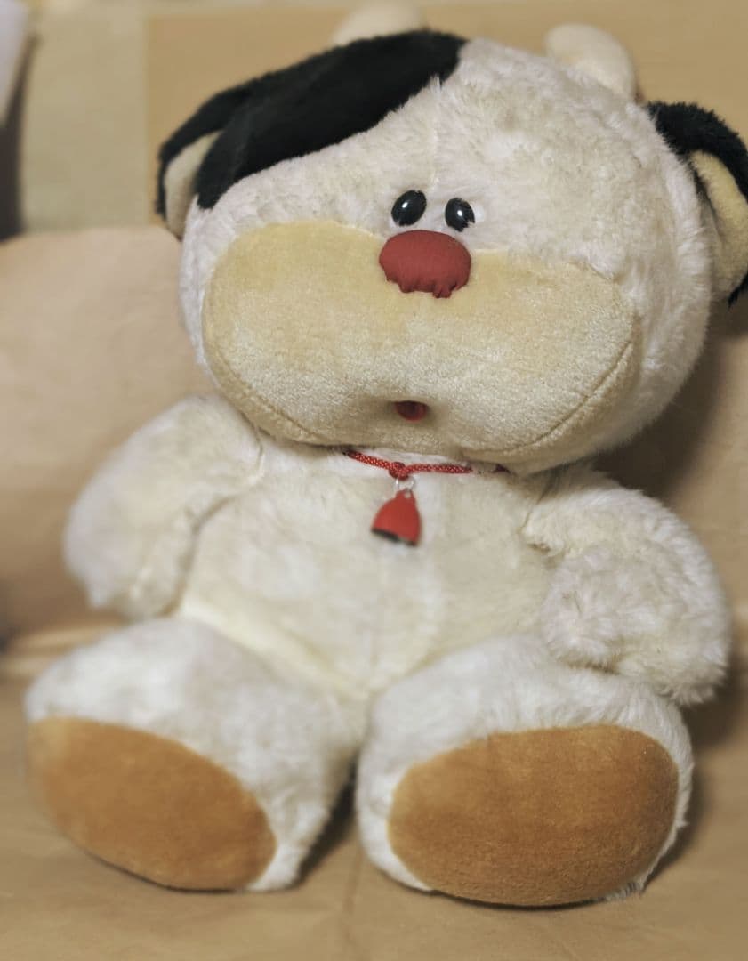 オオイケ モーモー 牛 ぬいぐるみ 昭和 レトロ - メルカリ